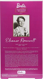 Foto 7 | Foto 7 | Muñeca Barbie Inspiradora Para Mujeres Eleanor Roosevelt Con Acceso. - Venta Internacional.