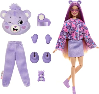 Foto 6 | Foto 6 | Muñeca Moderna Barbie Cutie Reveal Con Acceso A La Serie Care Bears. - Venta Internacional.