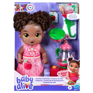 Foto 2 | Foto 2 | Muñeca Baby Alive Bubbly Tea Party Berry Boo Con Tetera, 28 Cm - Venta Internacional.