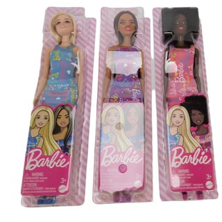 Foto 5 | Foto 5 | Muñecas Barbie Fabulous Con Firma En El Vestido Azul/púrpura/rosa - Venta Internacional.