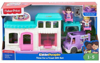 Foto 6 | Foto 6 | Set De Juego Fisher-price Little People Time For A Treat Con Figuras - Venta Internacional.