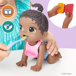 Foto 3 | Foto 3 | Doll Baby Alive Lil Snacks Blkh Con Accesorios, 20 Cm - Venta Internacional.