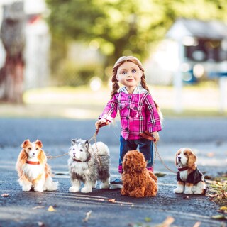 Foto 7 | Foto 7 | Doll Pet The Queen's Treasures Husky Pupdog Para Muñecas De 18 Pulgadas - Venta Internacional.