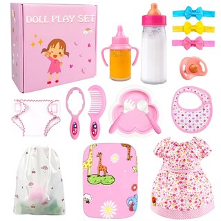 Foto 1 | Foto 1 | Set De Alimentación Y Cuidado Bnuzeiyi De Baby Doll Accessories Para Niños De 14 A 16 Años - Venta Internacional.