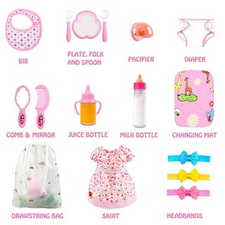 Foto 4 | Foto 4 | Set De Alimentación Y Cuidado Bnuzeiyi De Baby Doll Accessories Para Niños De 14 A 16 Años - Venta Internacional.