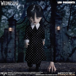 Foto 7 | Foto 7 | Doll Mezco Ldd Presents Wednesday En Blanco Y Negro, 100% Plástico - Venta Internacional.