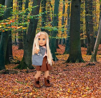 Foto 3 | Foto 3 | Tienda De Regalos Para Muñecas De Moda De 18 Pulgadas Con Cabello Rubio Y Ojos Azules - Venta Internacional.