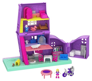 Foto 1 | Foto 1 | Casa De Muñecas Playset Polly Pocket Con Micromuñeca, Bicicleta Y Acceso. - Venta Internacional.