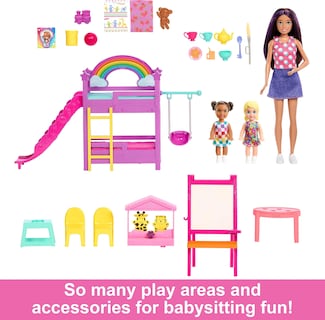 Foto 3 | Foto 3 | Guardería Playset Barbie Skipper First Jobs Con 3 Muñecas - Venta Internacional.