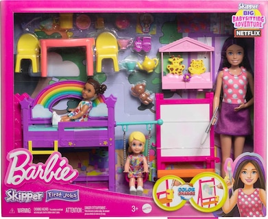 Foto 7 | Foto 7 | Guardería Playset Barbie Skipper First Jobs Con 3 Muñecas - Venta Internacional.