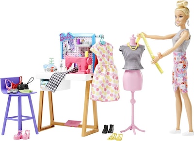 Foto 4 | Foto 4 | Muñeca Barbie De Diseñadora De Moda Con Más De 25 Accesorios Y Estudio - Venta Internacional.