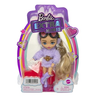 Foto 7 | Foto 7 | Minimuñeca Barbie Extra #4 De 14 Cm Con Soporte Y Accesorios - Venta Internacional.
