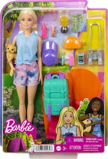 Foto 6 | Foto 6 | Set Barbie It Takes Two Malibu Para Acampar Con Muñeca Y Accesorio - Venta Internacional.