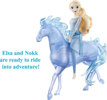Foto 3 | Foto 3 | Set De Juguetes Mattel Disney Frozen Elsa Fashion Doll & Horse Nokk - Venta Internacional.