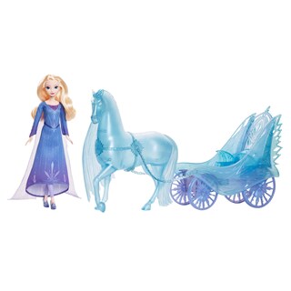 Foto 1 | Foto 1 | Muñeca De Moda Mattel Disney Frozen Elsa Con Nokk Y Carriage - Venta Internacional.