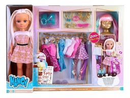 Nancy Vestidor Delooks 200 Outfits Muñeca 43cm Famosa