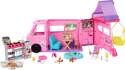 Foto 1 | Foto 1 | Playset Barbie Dream Camper Con Columpio Para Tienda De Campaña En El Techo Y Más De 60 Pulgadas - Venta Internacional.