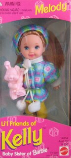 Foto 1 | Foto 1 | Muñeca Barbie Lil Friends Of Kelly Melody 1995 Con Accesorios - Venta Internacional.