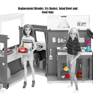 Foto 2 | Foto 2 | Piezas De Repuesto Para El Set De Juego Fresh 'n Fun Food Truck Barbie Doll, Gmw07 - Venta Internacional.