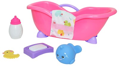 Foto 4 | Foto 4 | Set De Regalo Baby Doll Jc Toys Lil Cutesies 9 Bath Time Para 2 Años - Venta Internacional.