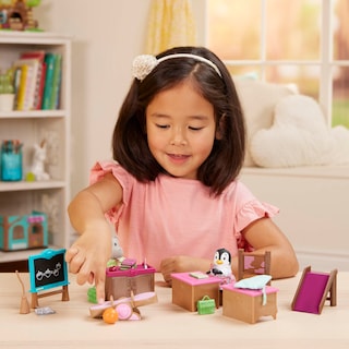 Foto 3 | Foto 3 | Set De Juego Lil Woodzeez Classroom & Playground Con 2 Muñecas 3+ - Venta Internacional.