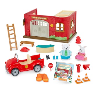 Foto 1 | Foto 1 | Dollhouse Playset Li'l Woodzeez Safety Department Hace Más De 3 Años - Venta Internacional.