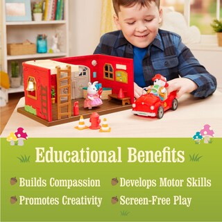 Foto 4 | Foto 4 | Dollhouse Playset Li'l Woodzeez Safety Department Hace Más De 3 Años - Venta Internacional.