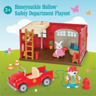 Foto 5 | Foto 5 | Dollhouse Playset Li'l Woodzeez Safety Department Hace Más De 3 Años - Venta Internacional.
