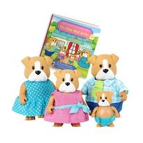 Toy Li'l Woodzeez La Familia De Los Bulldogs De Woofington Con Libro De Cuentos - Venta Internacional.