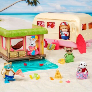 Foto 4 | Foto 4 | Set De Juego Dollhouse Li'l Woodzeez Sunshine Tiki Hut Beach 3+ - Venta Internacional.