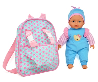 Foto 4 | Foto 4 | Baby Dolls To Play 13 Soft Con Soporte Para Mochila, Color Rosa - Venta Internacional.