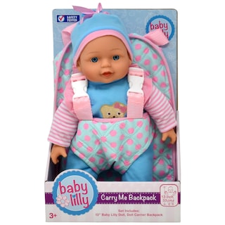 Foto 6 | Foto 6 | Baby Dolls To Play 13 Soft Con Soporte Para Mochila, Color Rosa - Venta Internacional.