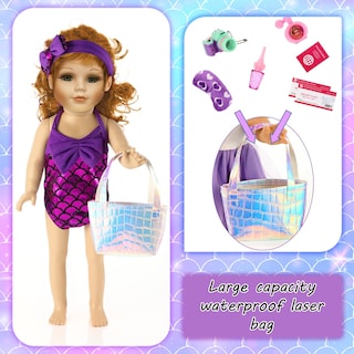 Foto 4 | Foto 4 | Set De Equipaje De Viaje Para Muñecas Skylety Para Muñecas De 18 Pulgadas - Venta Internacional.