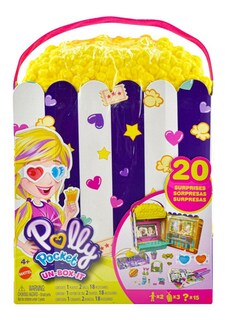 Foto 1 | Foto 1 | Polly Pocket Caja De Palomitas 20 Sorpresas Mattel