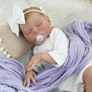 Foto 1 | Foto 1 | Muñeca Reborn Ksbd Laura De 50 Cm Con Ropa Chupete Y Biberón - Venta Internacional.