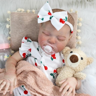 Foto 5 | Foto 5 | Muñeca Reborn Ksbd Laura De 50 Cm Con Caja De Regalo Para Niños Mayores De 3 Años - Venta Internacional.