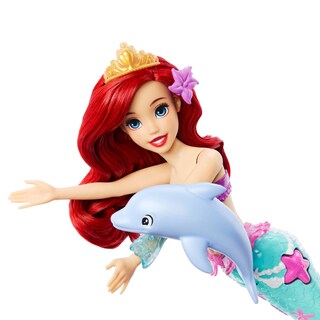 Foto 5 | Foto 5 | Muñeca De Moda Mattel Disney Princess Ariel Con Dolphin Squirter - Venta Internacional.