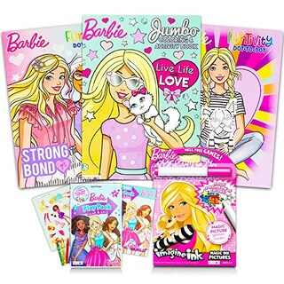 Foto 1 | Foto 1 | Venta Internacional- Super Set De Libro Para Colorear Y Actividades De Barbie - Incluye Stickers