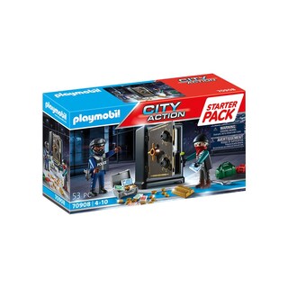 Foto 1 | Foto 1 | Playmobil City Action - Starter Pack: Robo De Banco 70908