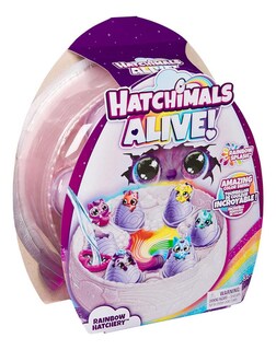 Foto 1 | Foto 1 | Hatchimals Alive Rainbow Splash Set 6 Huevos Spin Master