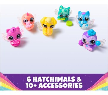 Foto 3 | Foto 3 | Hatchimals Alive Rainbow Splash Set 6 Huevos Spin Master