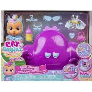 Foto 5 | Foto 5 | Bebés Llorones Lágrimas Mágicas Cry Babies Dress Me Up Guardarropa De Jenna color Rosa