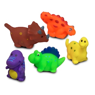 Foto 1 | Foto 1 | Set De 5 Dinosaurios Bf Toys Lanza Agua Multicolor