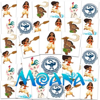 Foto 1 | Foto 1 | Tatuajes Temporales Disney Moana 72 Unidades Para Niños - Venta Internacional.