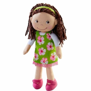 Foto 1 | Foto 1 | Muñeca Suave Haba Coco con Cabello Castaño y Vestido Verde 12'' - Venta Internacional