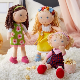 Foto 7 | Foto 7 | Muñeca Suave Haba Coco con Cabello Castaño y Vestido Verde 12'' - Venta Internacional
