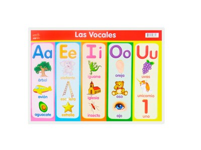Foto 1 | Foto 1 | Póster Didáctico Chico: Vocales (35 X 50 Cm)