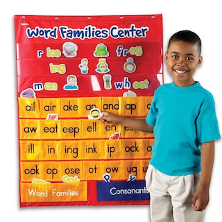 Foto 2 | Foto 2 | Gráfico De Bolsillo | Recursos De Aprendizaje | Word Families Center Abc - Venta Internacional.