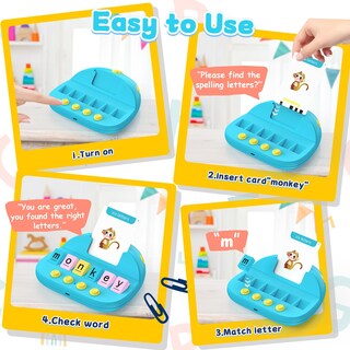 Foto 3 | Foto 3 | Tarjetas Didácticas Fonéticas Homestec Para Niños Pequeños, 322 Palabras A Simple Vista - Venta Internacional.