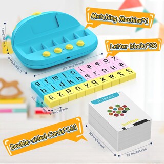 Foto 7 | Foto 7 | Tarjetas Didácticas Fonéticas Homestec Para Niños Pequeños, 322 Palabras A Simple Vista - Venta Internacional.